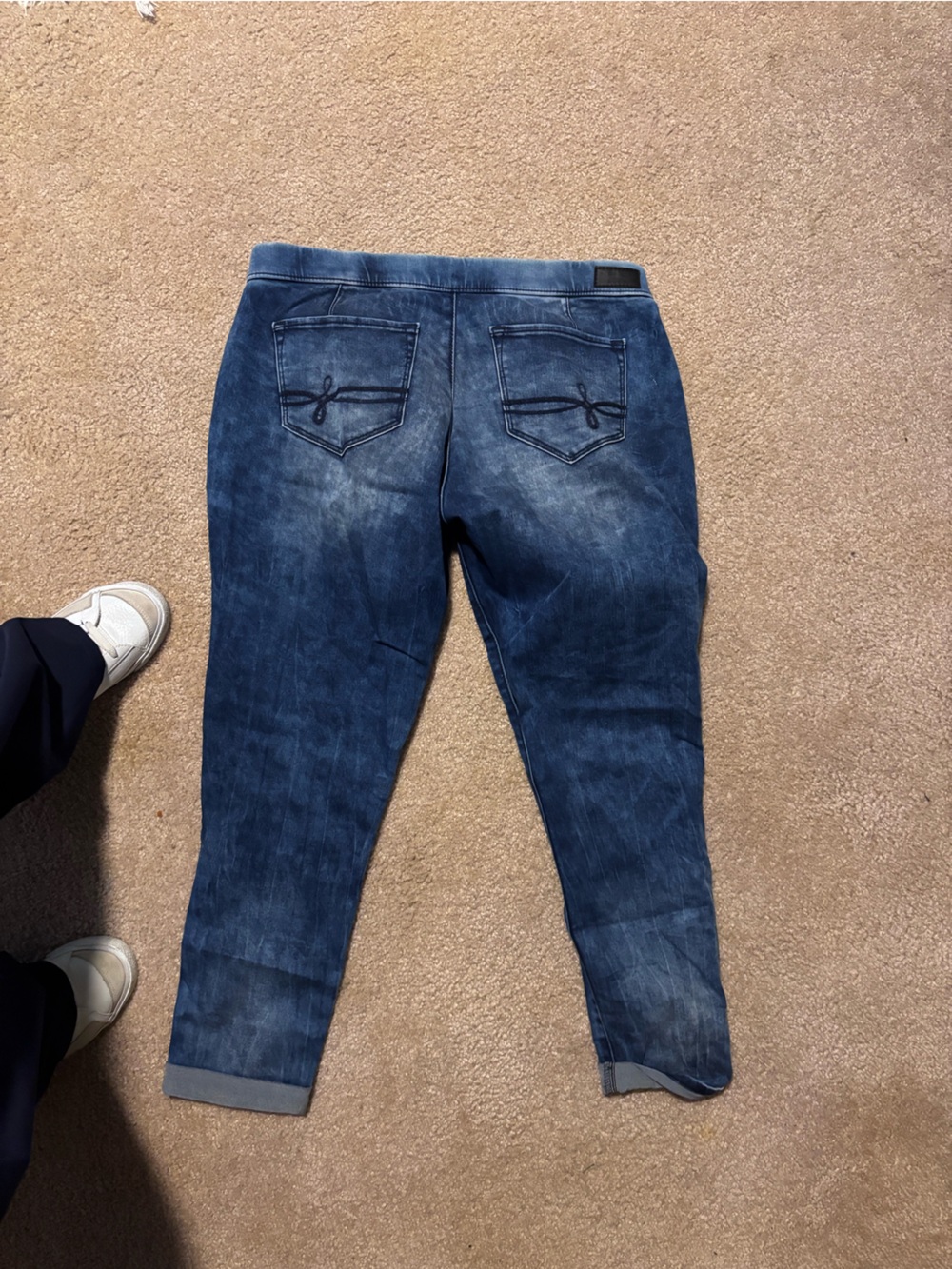 Denizen from Levi's Washed Dark Blue Skinny Jeans